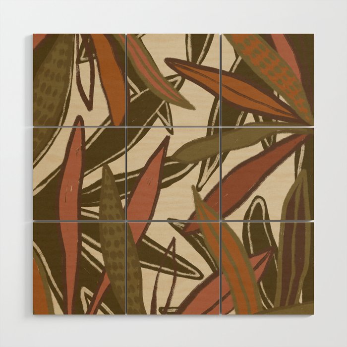 In the Jungle Wood Wall Art Gallery Image 1