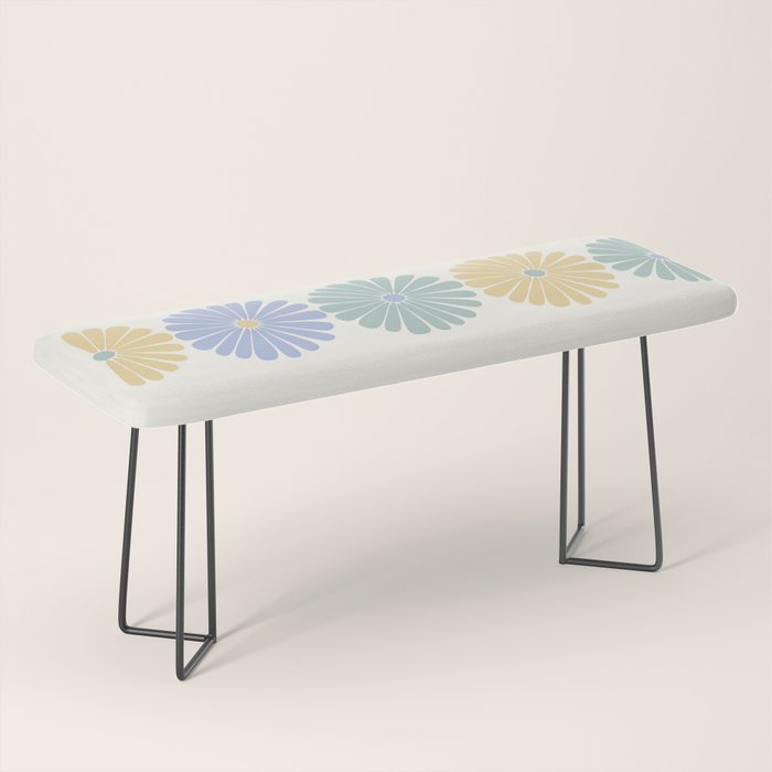 Retro Summer Daisies IV Bench Gallery Image 1