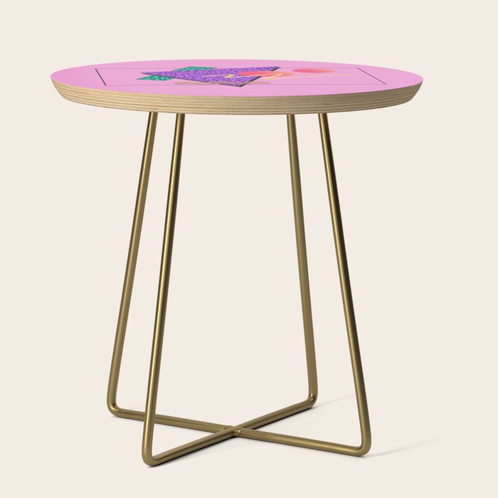 Memphis pattern 124 - 80s / 90s Retro Side Table Gallery Image 1