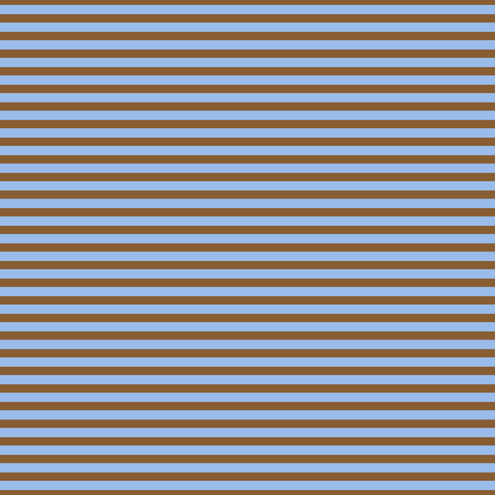 Narrow Stripes Pattern in Brown and Blue Coffee Mug Gallery Image 2