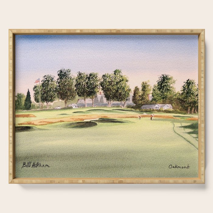 Oakmont Golf Course Serving Tray Gallery Image 1