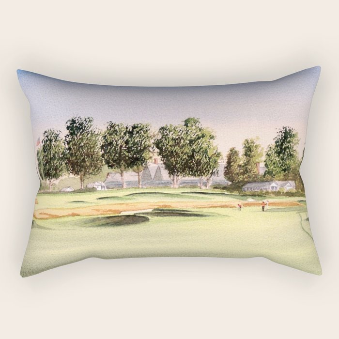 Oakmont Golf Course Rectangular Pillow Gallery Image 2