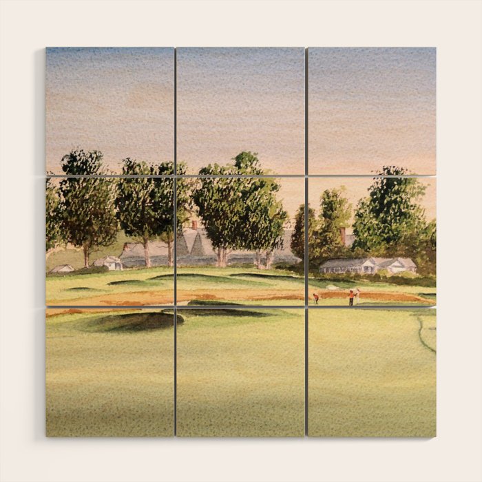 Oakmont Golf Course Wood Wall Art Gallery Image 1