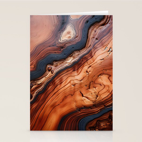 Rustic Wood Tones Stationery Card Gallery Image 2