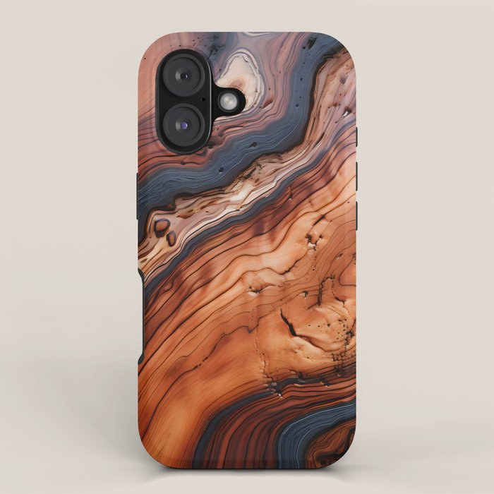 Rustic Wood Tones iPhone Case Gallery Image 1