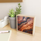 Rustic Wood Tones Mini Art Print Gallery Image 2