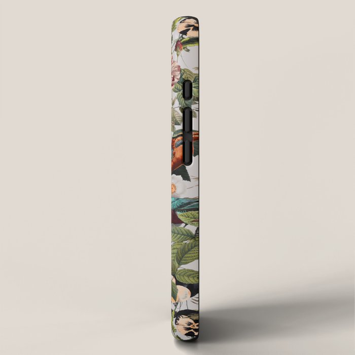 Floral Symphony with Birds iPhone Case Gallery Image 2