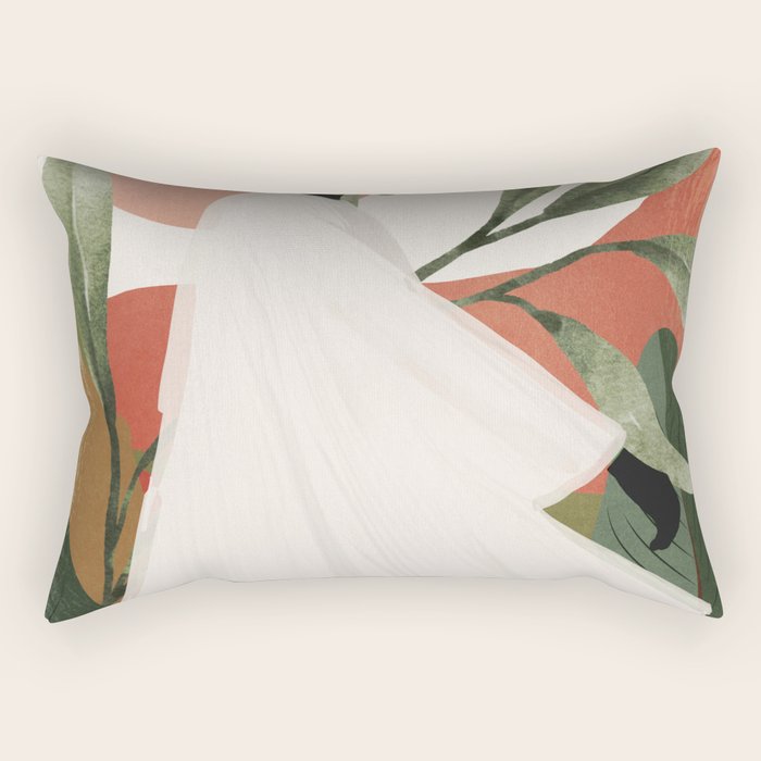 Tropical Girl 44 Rectangular Pillow Gallery Image 1