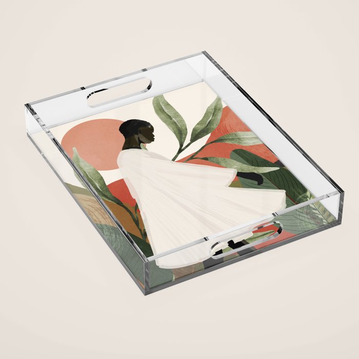 Tropical Girl 44 Acrylic Tray Gallery Image 1