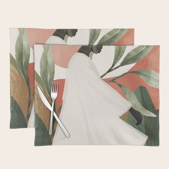 Tropical Girl 44 Placemat Gallery Image 1