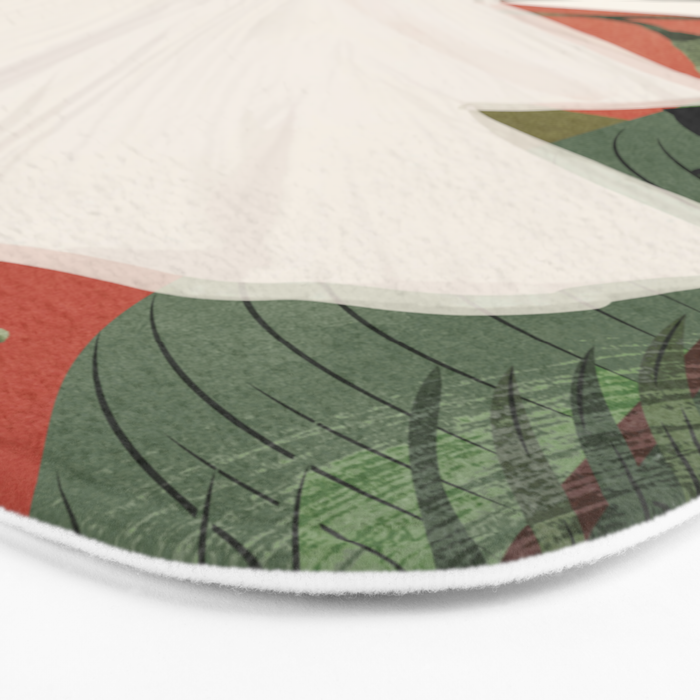 Tropical Girl 44 Bath Mat Gallery Image 3