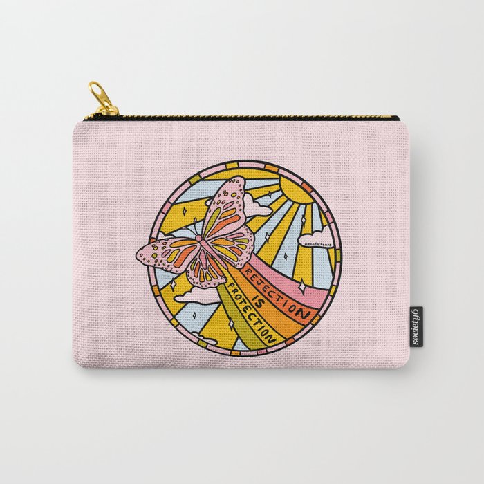 Rejection is Protection Carry All Pouch Gallery Image 1