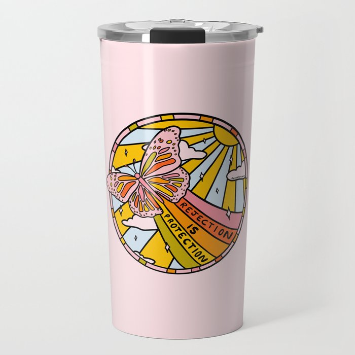 Rejection is Protection Travel Mug Gallery Image 1