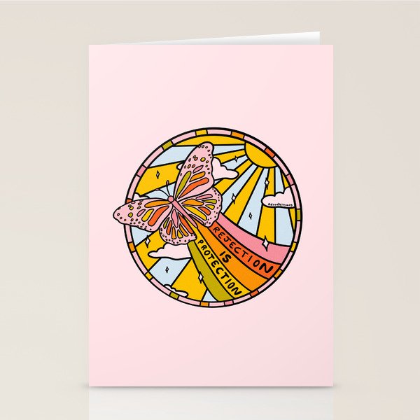 Rejection is Protection Stationery Card Gallery Image 2