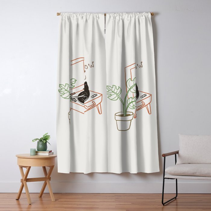 Cat and Plant 78: Vinyl Cat Window Curtain Gallery Image 5