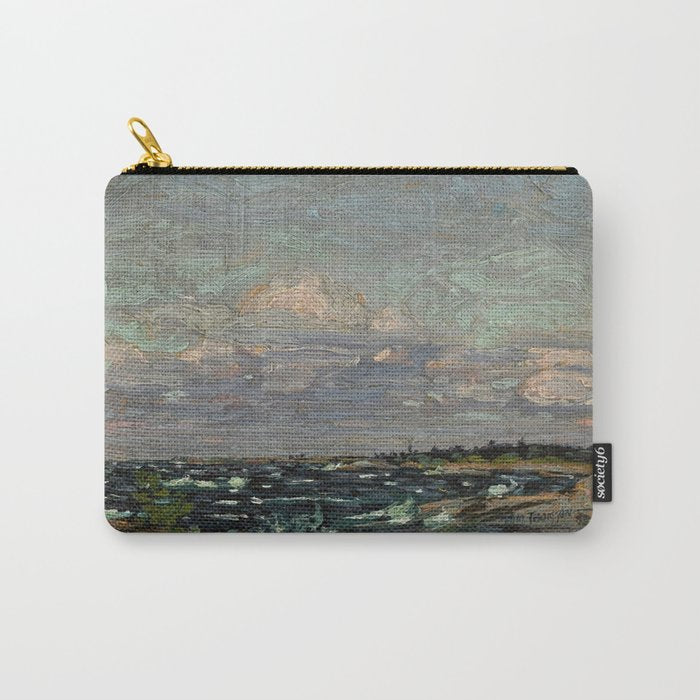 Tom Thomson Windy Day- Rough Weather in the Islands 1914. Canadian Landscape Artist Carry All Pouch Gallery Image 1
