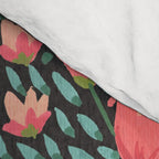 Little & Fierce on Charcoal Comforter Gallery Image 4