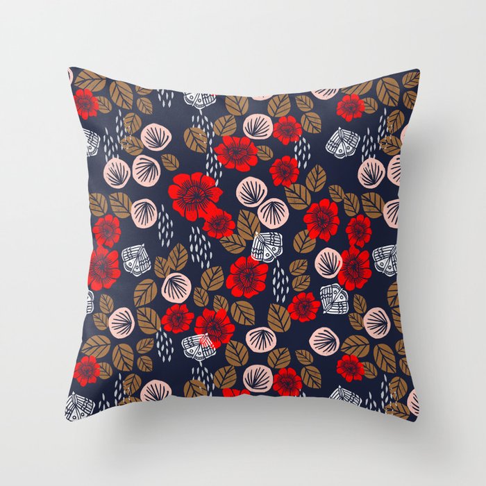Butterflies in the Garden Throw Pillow Gallery Image 6