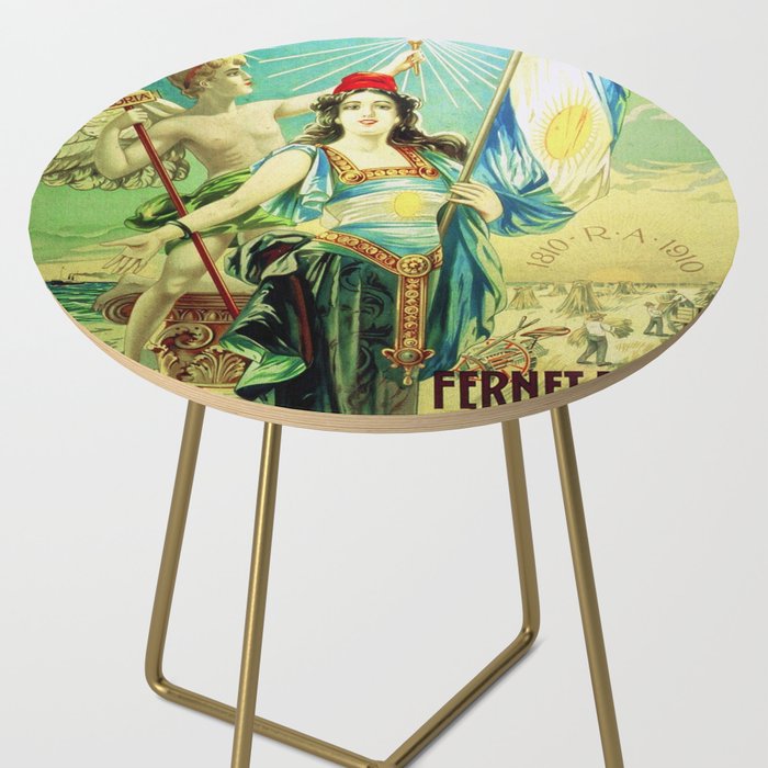 1910 Fernet Branca Liqueur Aperitif Advertisement Poster Print Side Table Gallery Image 2