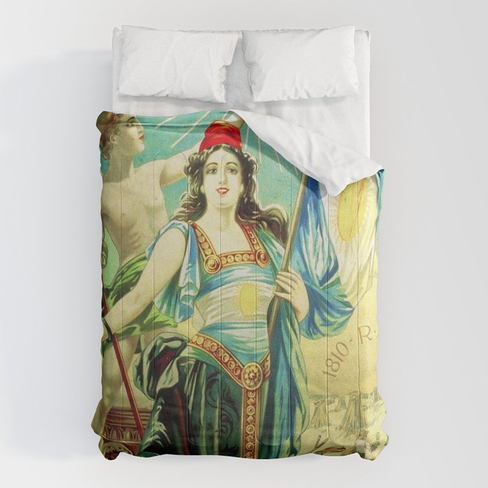 1910 Fernet Branca Liqueur Aperitif Advertisement Poster Print Comforter Gallery Image 1