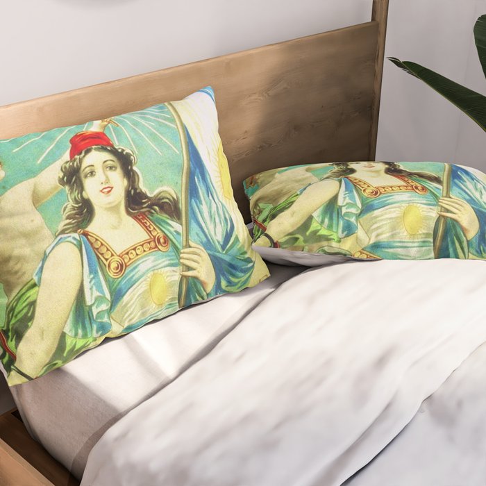 1910 Fernet Branca Liqueur Aperitif Advertisement Poster Print Pillow Sham Gallery Image 2