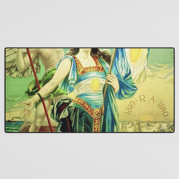 1910 Fernet Branca Liqueur Aperitif Advertisement Poster Print Desk Mat Gallery Image 3