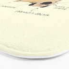 Anatomy of a Pug Bath Mat Gallery Image 3