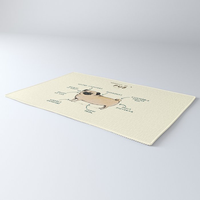Anatomy of a Pug Rug Gallery Image 3