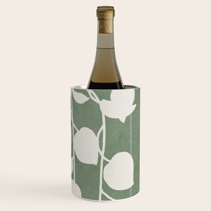 Minimal Abstract Leaves 16 Wine Chiller Gallery Image 3
