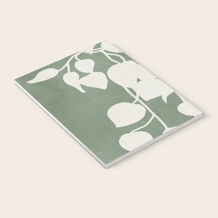 Minimal Abstract Leaves 16 Notebook Gallery Image 3