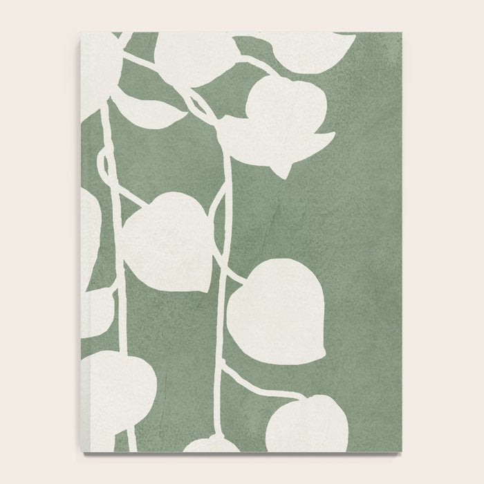 Minimal Abstract Leaves 16 Notebook Gallery Image 4