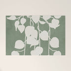 Minimal Abstract Leaves 16 Welcome Mat Gallery Image 1