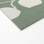 Minimal Abstract Leaves 16 Welcome Mat Gallery Image 2