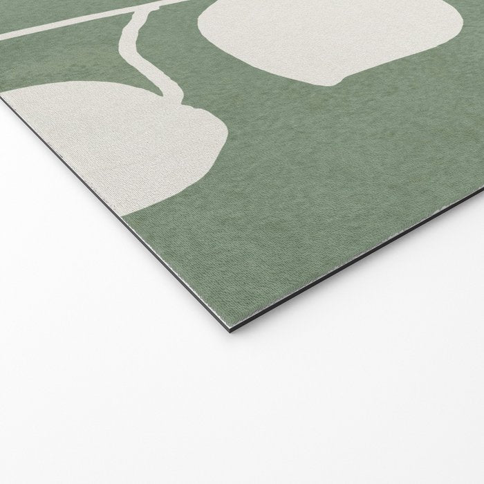 Minimal Abstract Leaves 16 Welcome Mat Gallery Image 2