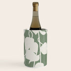 Minimal Abstract Leaves 16 Wine Chiller Gallery Image 1