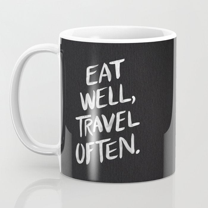 Eat Well, Travel Often Coffee Mug Gallery Image 3