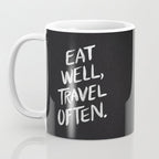 Eat Well, Travel Often Coffee Mug Gallery Image 3