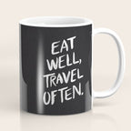 Eat Well, Travel Often Coffee Mug Gallery Image 1