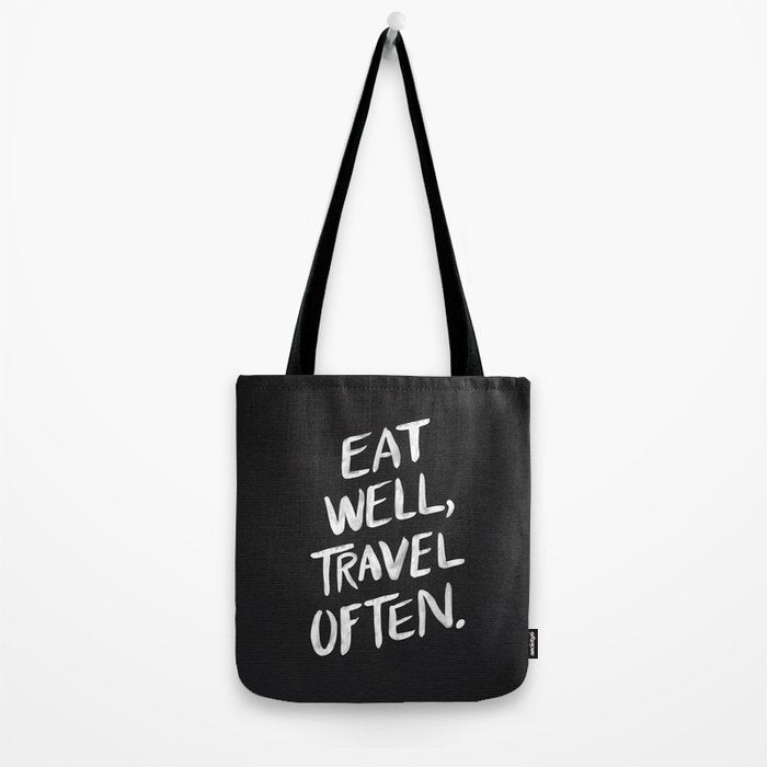 Eat Well, Travel Often Tote Bag Gallery Image 2