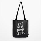 Eat Well, Travel Often Tote Bag Gallery Image 2