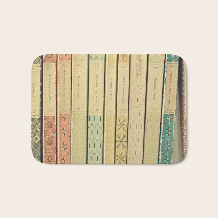 Old Books Bath Mat Gallery Image 1