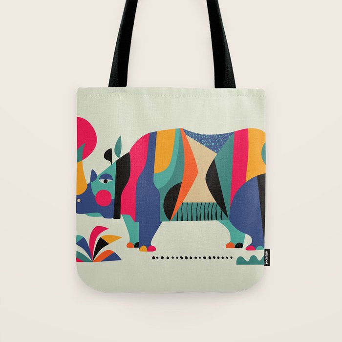 Rhino Tote Bag Gallery Image 1