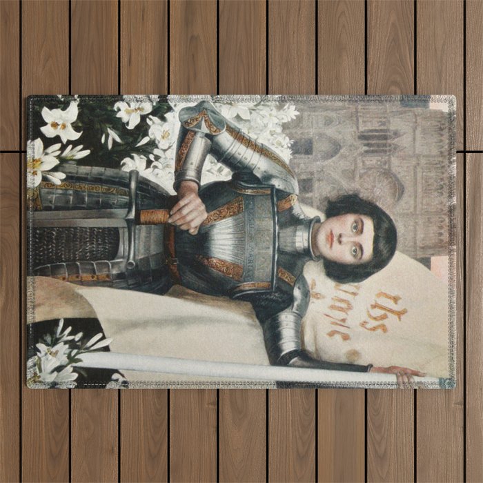 Saint Joan Of Arc Outdoor Rug Gallery Image 1
