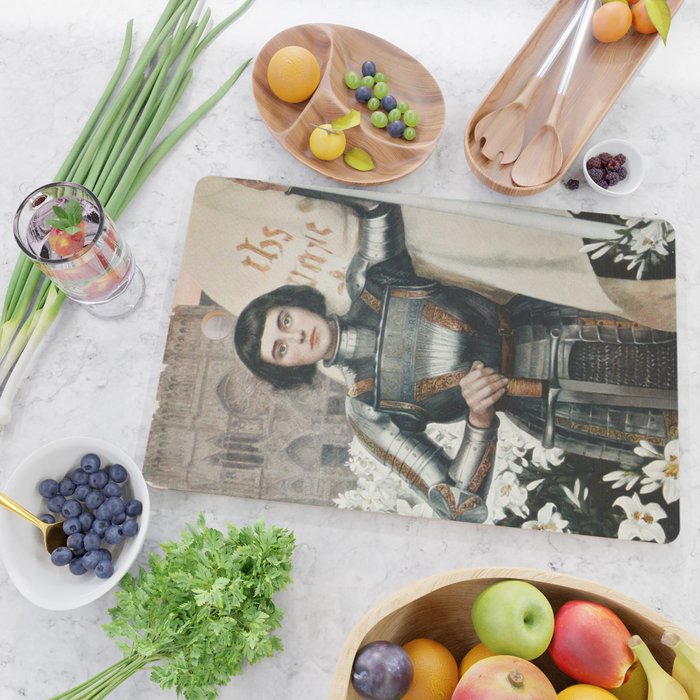 Saint Joan Of Arc Cutting Board Gallery Image 2