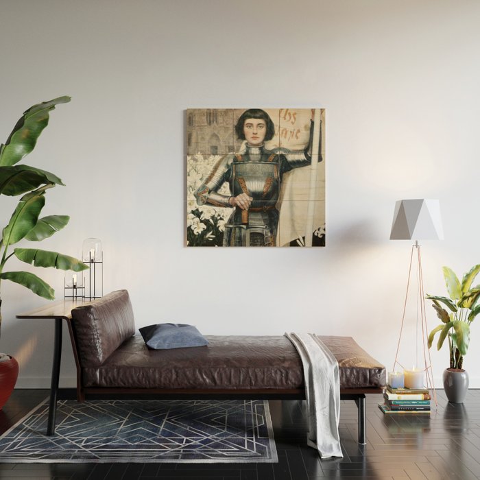Saint Joan Of Arc Wood Wall Art Gallery Image 2