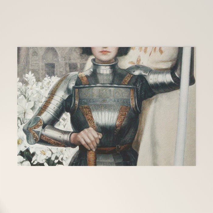Saint Joan Of Arc Welcome Mat Gallery Image 1