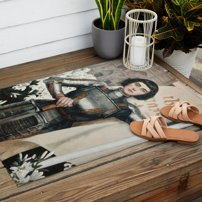 Saint Joan Of Arc Outdoor Rug Gallery Image 2