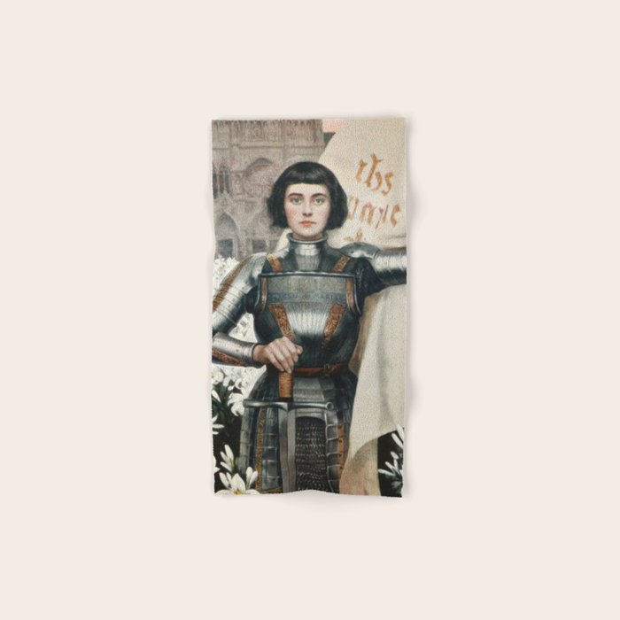 Saint Joan Of Arc Bath Towel Gallery Image 1