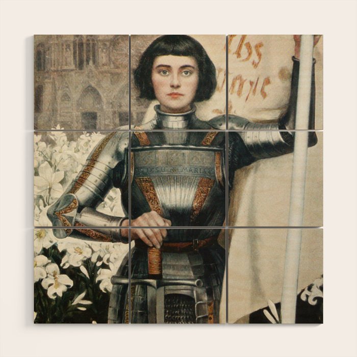 Saint Joan Of Arc Wood Wall Art Gallery Image 1