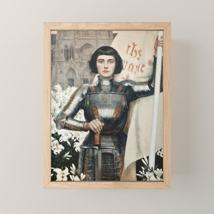Saint Joan Of Arc Mini Art Print Gallery Image 1